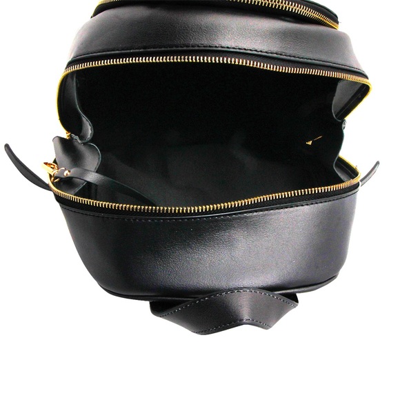 Black Dashiki Print Leather Backpack & Wallet - Picture 3 of 3